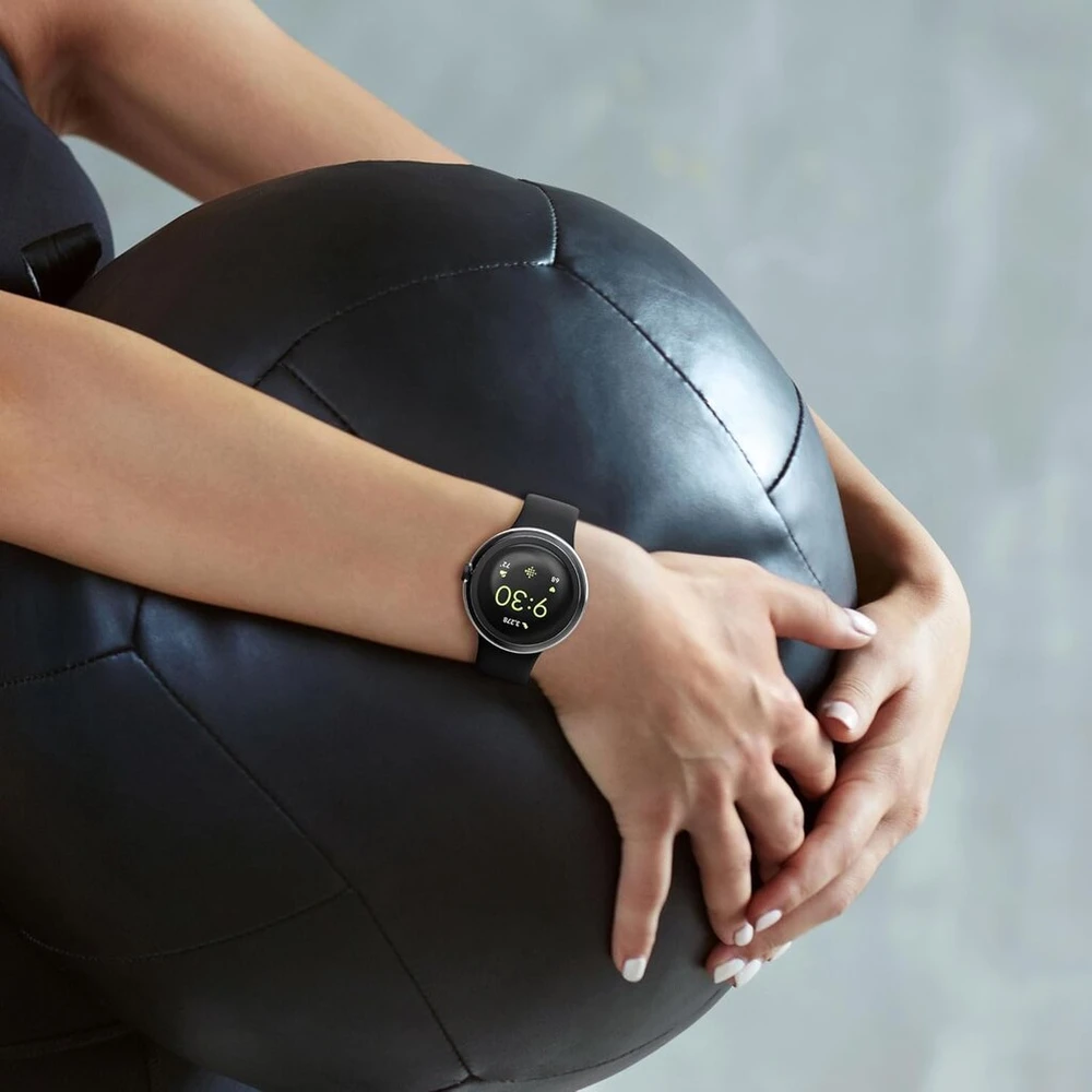 Kwmobile 2 x dėklas, suderinamas su google pixel watch 3 41 mm / pixel watch 2 / pixel watch 1 dėklu - viso kūno fitneso apyrankės dėklų rinkinys, pagamintas iš stiklo - skaidrus