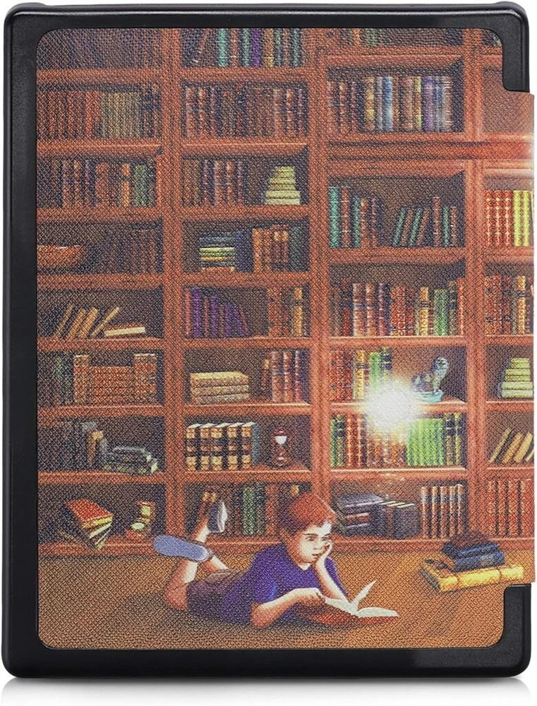 Kwmobile dėklas Kobo Aura Edition 1, "magic Library Multicoloured"