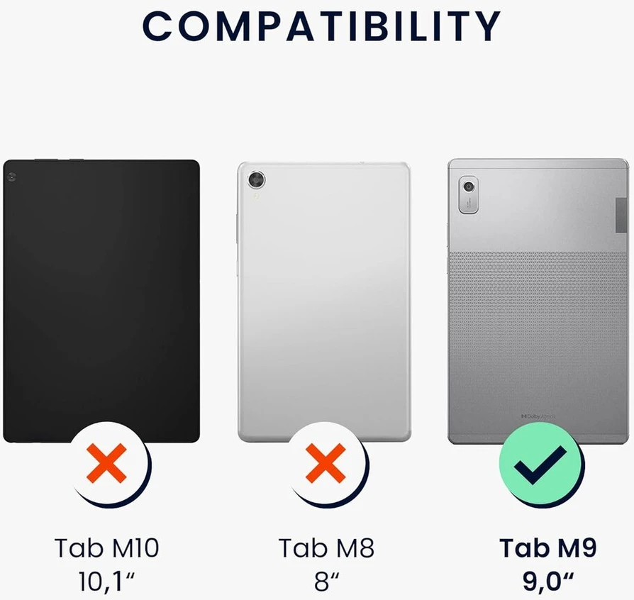 Kwmobile dėklas, suderinamas su lenovo smart tab m9 dėklu - minkštas tpu silikoninis dėklas, skaidrus - planšetinio kompiuterio viršelis, skaidrus