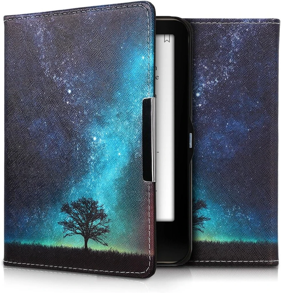 Kwmobile dėklas Tolino Vision 1/2/3/4 Hd, Galaxy Tree Meadow