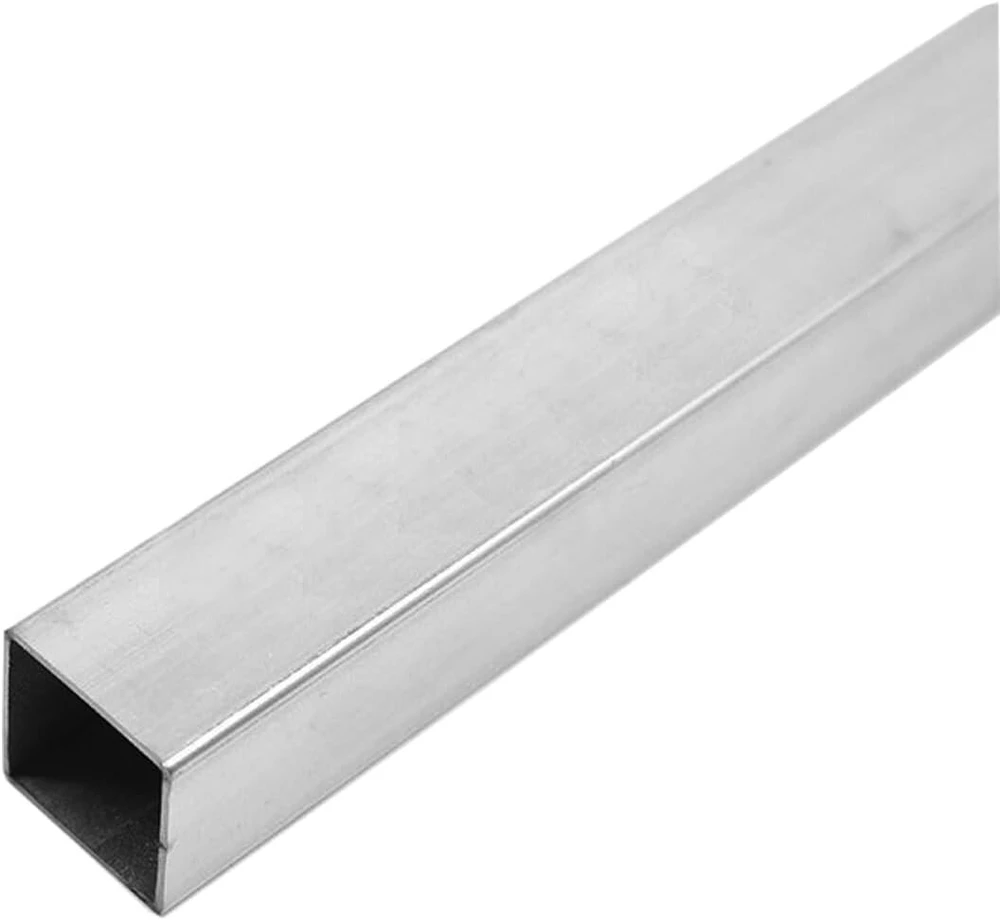 Kwweeoo 304 nerūdijančio plieno kvadratinis vamzdis, 2 vnt., 25 mm x 25 mm x 300 mm, ilgoji sienelės storis 2 mm, kvadratiniai metaliniai vamzdžiai, kvadratinis vamzdis pagamintas iš nerūdijančio plieno