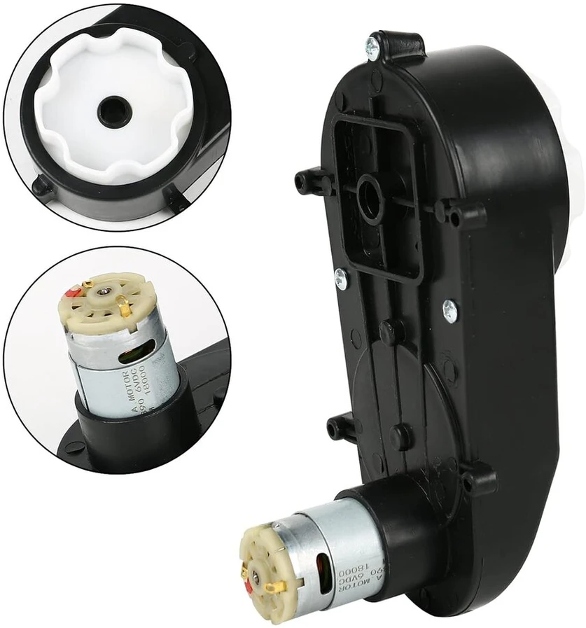 Kyaoayo kyaoayo (6v 18000rpm Rs390) elektrinis variklis, elektrinis variklis vaikiškam automobiliui, elektrinis moto pavaros variklis, skirtas vaikiškiems elektriniams dviračiams.