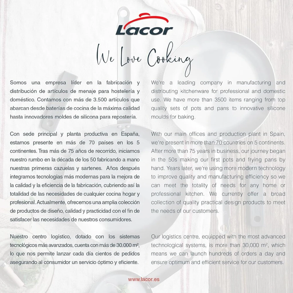 Lacor - 69966 - profesionalus greitas smulkintuvas, maišymo svirtis nepridedama, 650 W, greitis 8 000–18 000 Rpm, suderinamas su tos pačios serijos smulkintuvo svirtimis ir maišytuvo voleliais