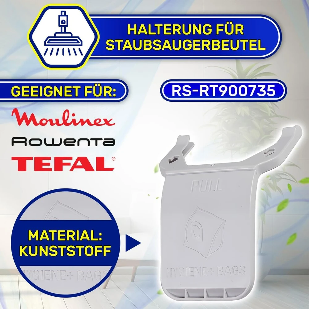 Laikiklis dulkių siurblio maišeliui Moulinex Rowenta Tefal Rs-rt900735