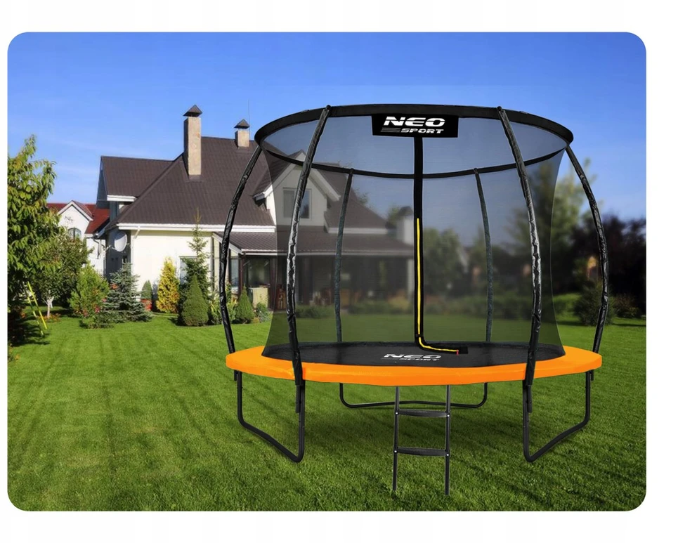 Laipteliai juodi batutui 252-374cm 8-12ft Neo-sport