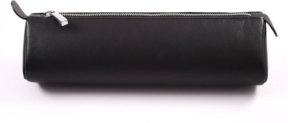 Lamy A 404 Lederwaren - aukštos kokybės veršiuko odos penalas apvalus 859, juodas