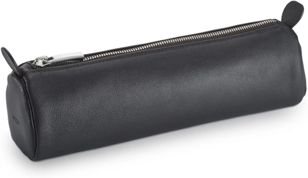 Lamy A 404 Lederwaren - aukštos kokybės veršiuko odos penalas apvalus 859, juodas