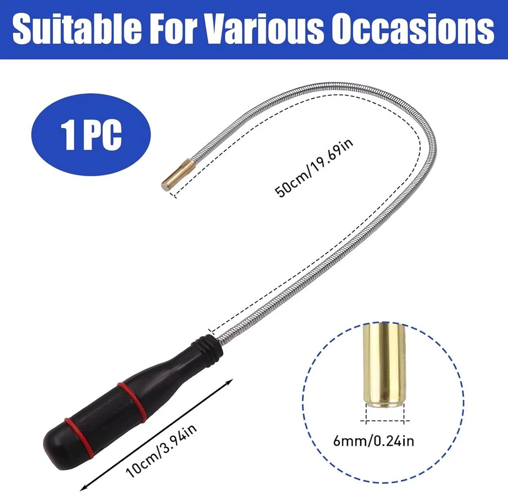 Lankstus magnetinis paėmėjas 60 cm, stiprus magnetas