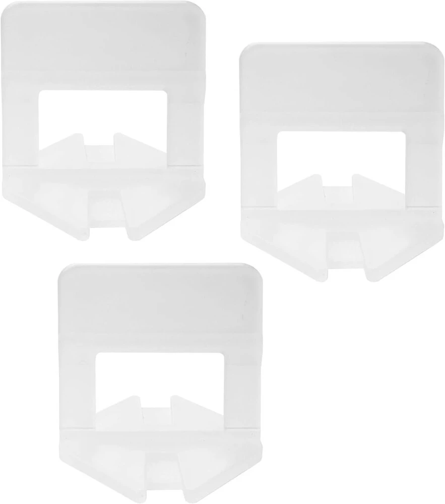 Lantelme plytelių lyginimo sistema, 1000 vnt. traukimo skirtukų, 1,5 mm siūlės plotis, plytelių aukštis 3–15 mm, pagalba klojant plyteles, 6948
