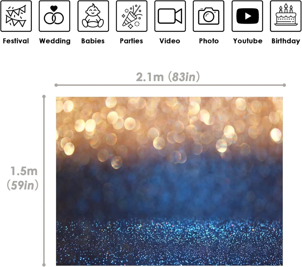 Lapono nuotraukų fonas 150 x 210 cm fotografijos fonas nuotraukų drobė vaikų fotografijai blizgučių bokeh nuotraukų studijos fonas nuotraukų drobė nuotraukų fono audinys vestuvėms gimtadieniui