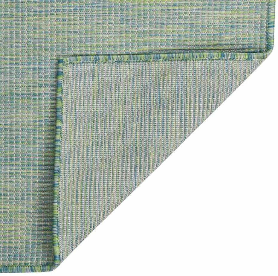 Lauko kilimėlis, turkio spalvos, 200x280cm, plokščio pynimo