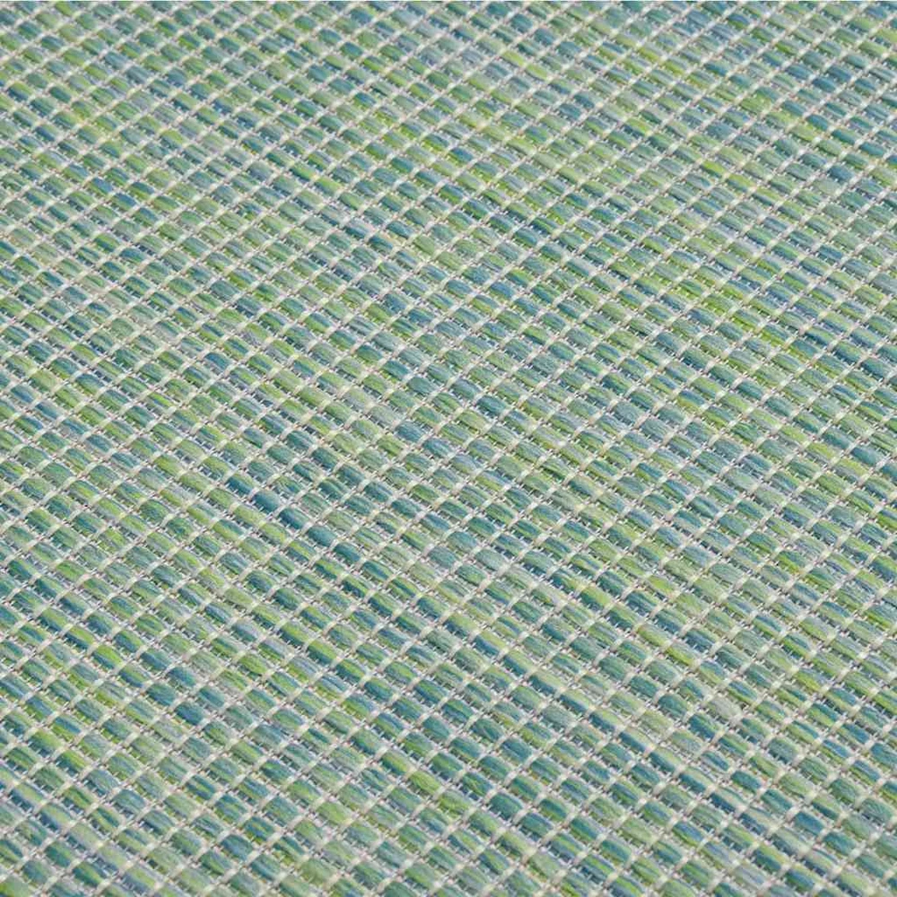 Lauko kilimėlis, turkio spalvos, 200x280cm, plokščio pynimo