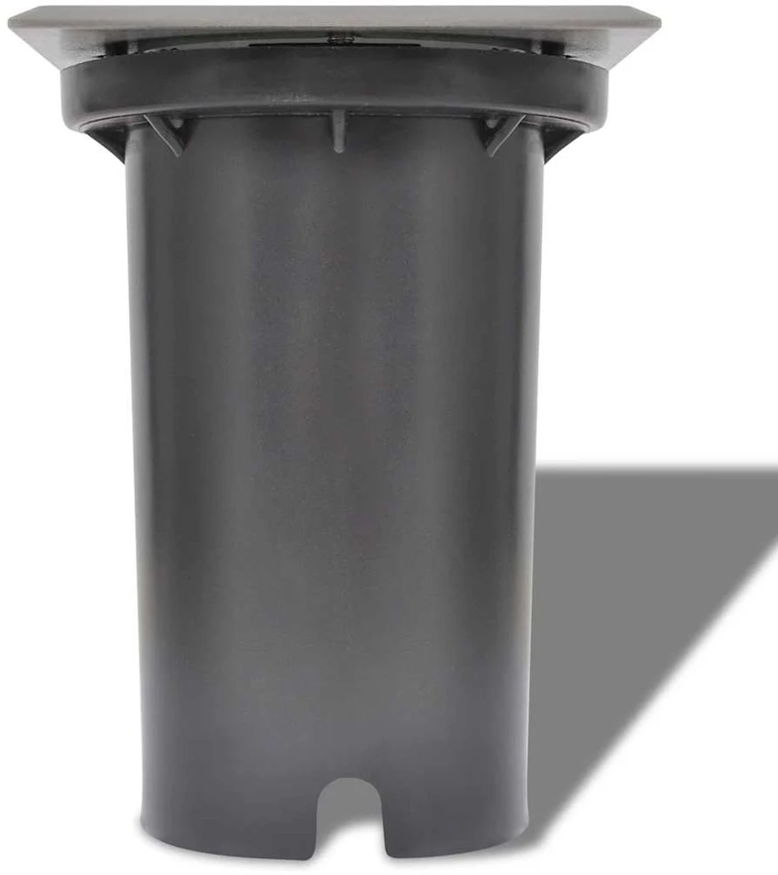 Lauko LED šviestuvai grindiniui, 3 vnt., kvadratiniai