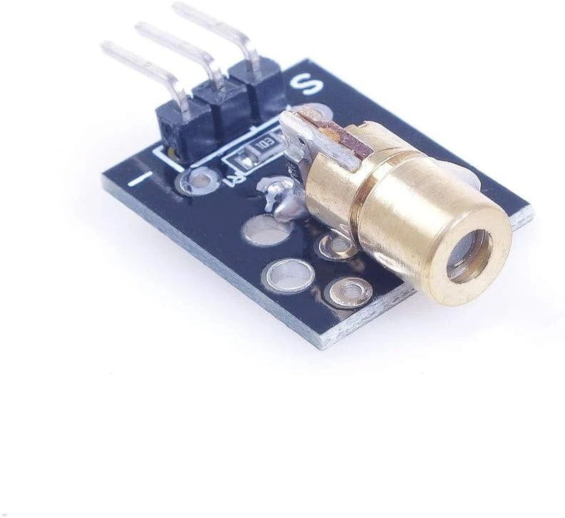 Lazerinis diodų modulis 5v 650nm raudonas taškas Arduino Raspberry