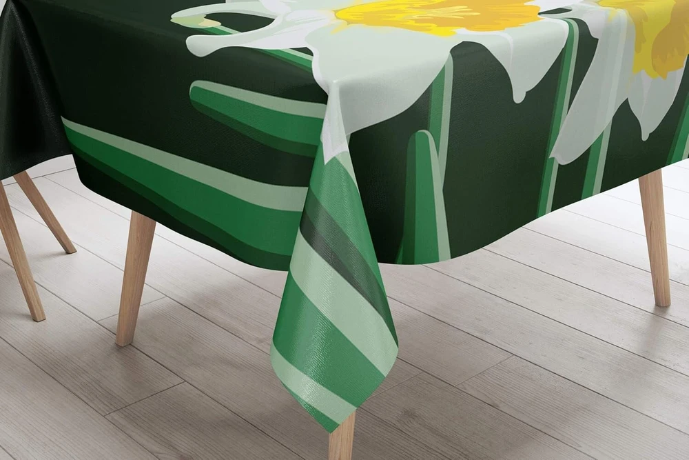 Le Jardin du Lin staltiesė 145 x 145 cm, sukurta ir pagaminta Turkijoje