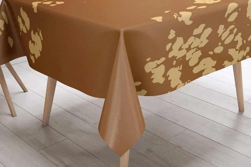 Le Jardin du Lin virtuvinis dekoratyvinis staltiesė rudos spalvos 140 x 140 cm - sukurta ir pagaminta Turkijoje