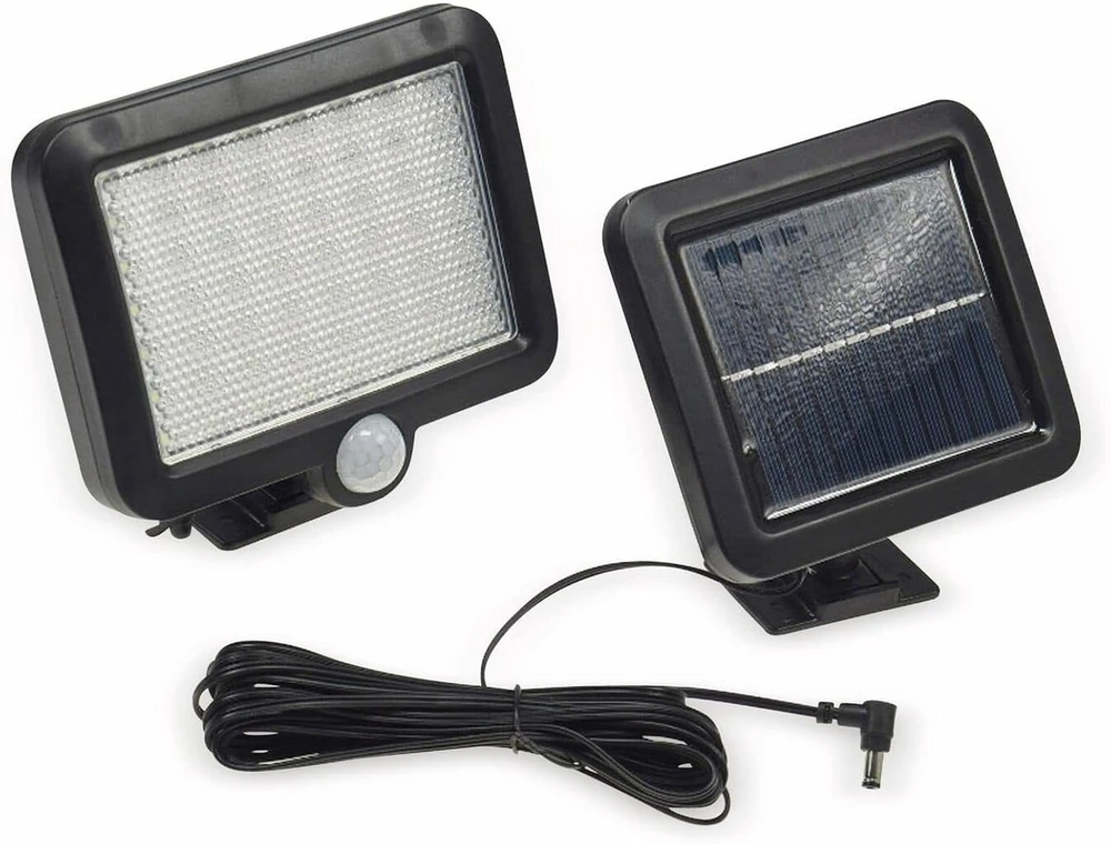 Led saulės šviestuvas su judesio davikliu, 4200k, lauko