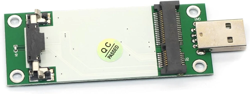 Lehang Mini Pcie Wwan kortelės į Usb adapteris su Sim lizdu, Mini Pci Express Wwan/lte/4g modulio testerio konverteris, palaiko 30 mm 50 mm belaidžio plataus tinklo kortelę