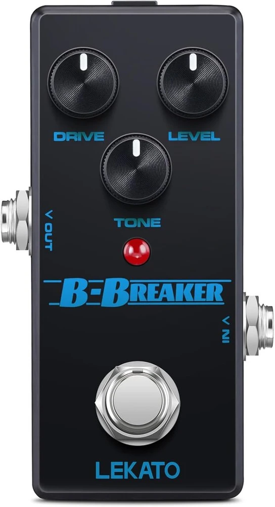 Lekato Overdrive gitaros pedalas Blues Drive Vintage Overdrive pedalas Analoginis Overdrive gitaros efektų pedalas elektrinei gitarai (b-breaker)