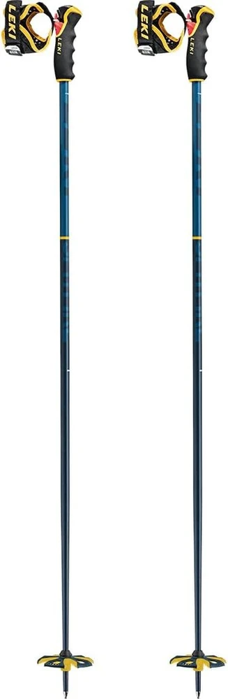 Leki Spitfire 3d slidinėjimo lazdos, džinso mėlyna/egėjo mėlyna/geltona, 115 cm