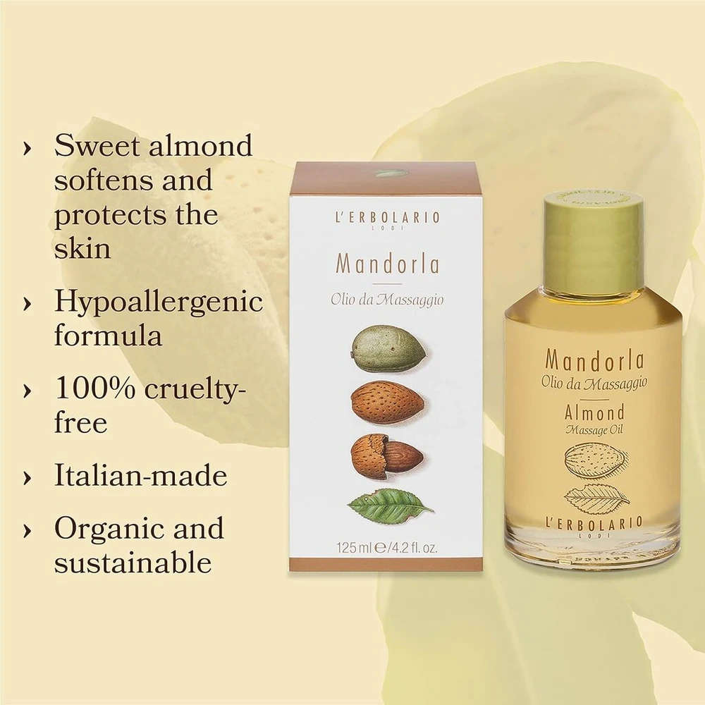 L'erbolario Almendra kūno aliejus 125 ml