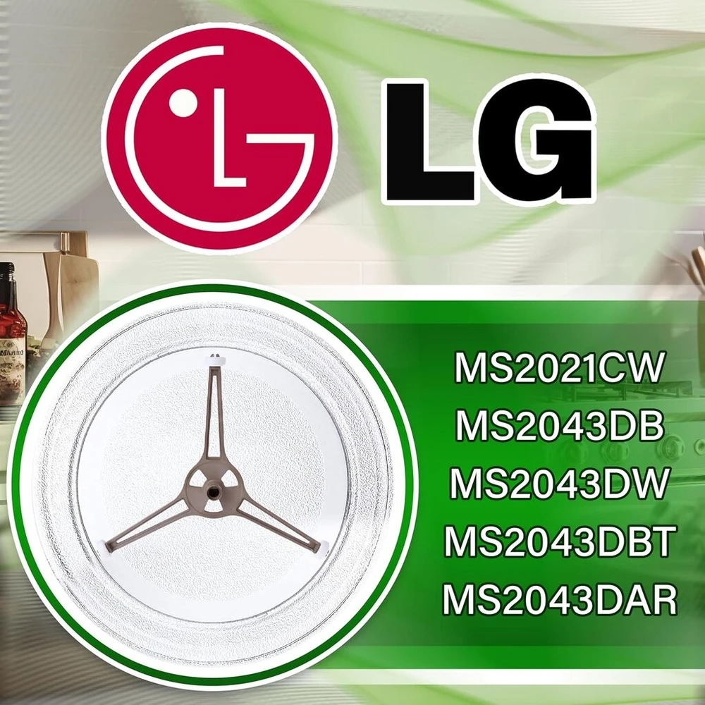 LG Stiklinis mikrobangų krosnelės lėkštės laikiklis 24.5 cm