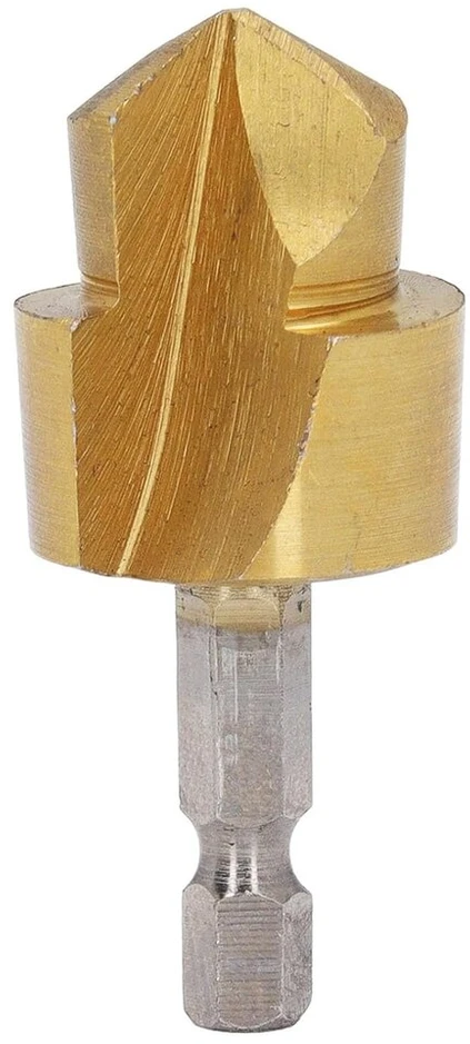 Lifting pakopinis grąžtas 1/4" šešiakampis kotas 90 laipsnių įleidžiamas grąžtas 18–24 mm pjovimo skersmens pakopinis grąžtas iš greitapjovio plieno vandens vamzdžių skylėms gręžti
