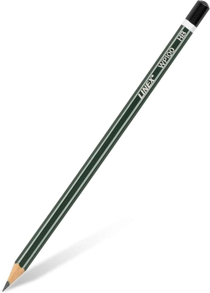 Linex Classic Hb Wp100 pieštukai, 6 vnt. pakuotė, žali