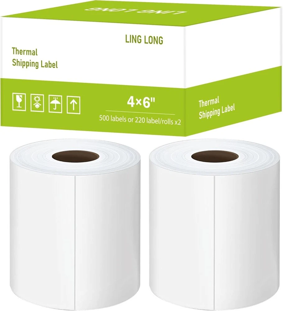 Linglong 220 etiketės / ritinys 2 ritiniai (440 etikečių)