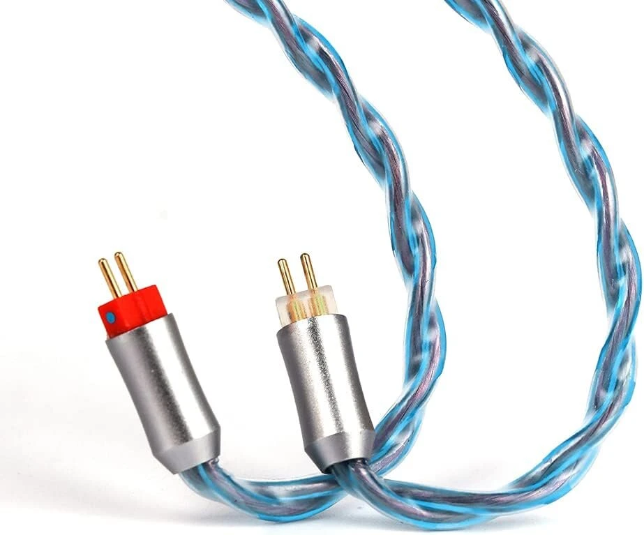 Linsoul Tripowin Altea patobulintas 6n occ litz 4 gyslų hifi ausinių kabelis, 26 awg didelio grynumo monokristaliniai variniai laidai, skirti ausinėms (2 kontaktų 0,78–3,5 mm)