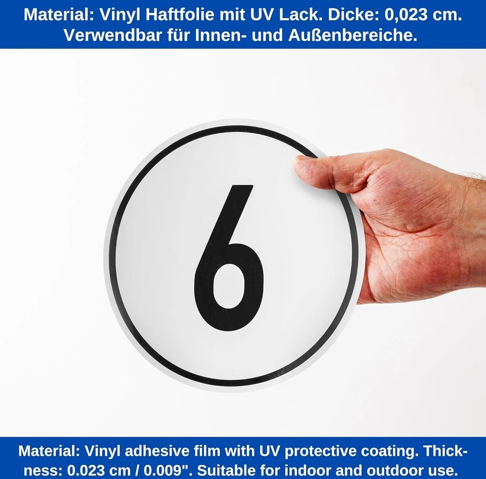 Lipdukas "40 km/h", Ø 20 cm, 2 vnt.
