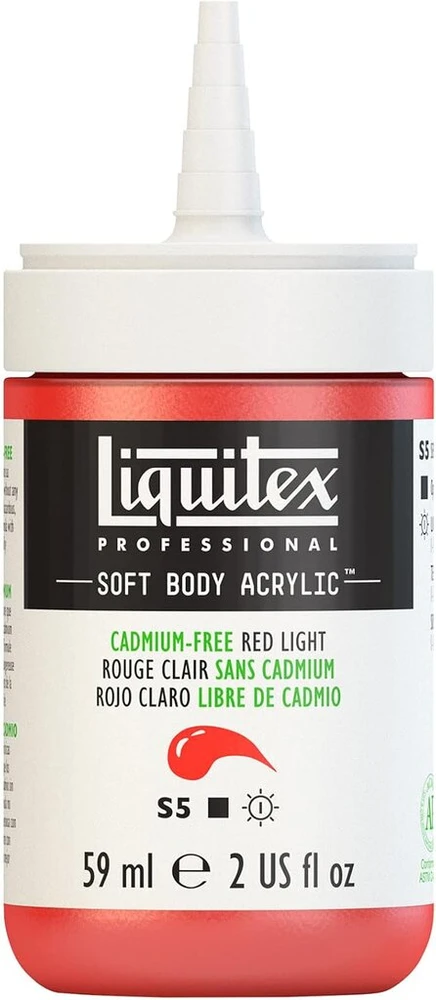 Liquitex Akriliniai Dažai Soft Body 59ml - Kadmio Neturintis Raudonas