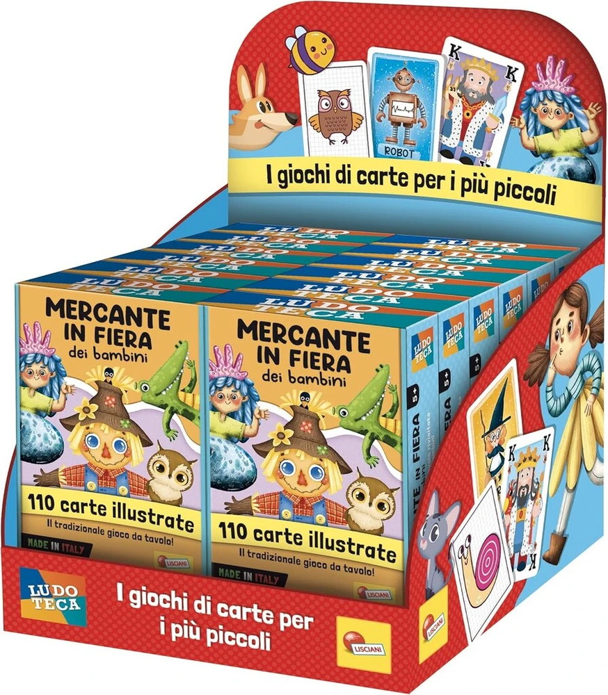 Lisciani Giochi, Ludoteca Le Cards of Children from Fier, spalvotos kortelės, 96695