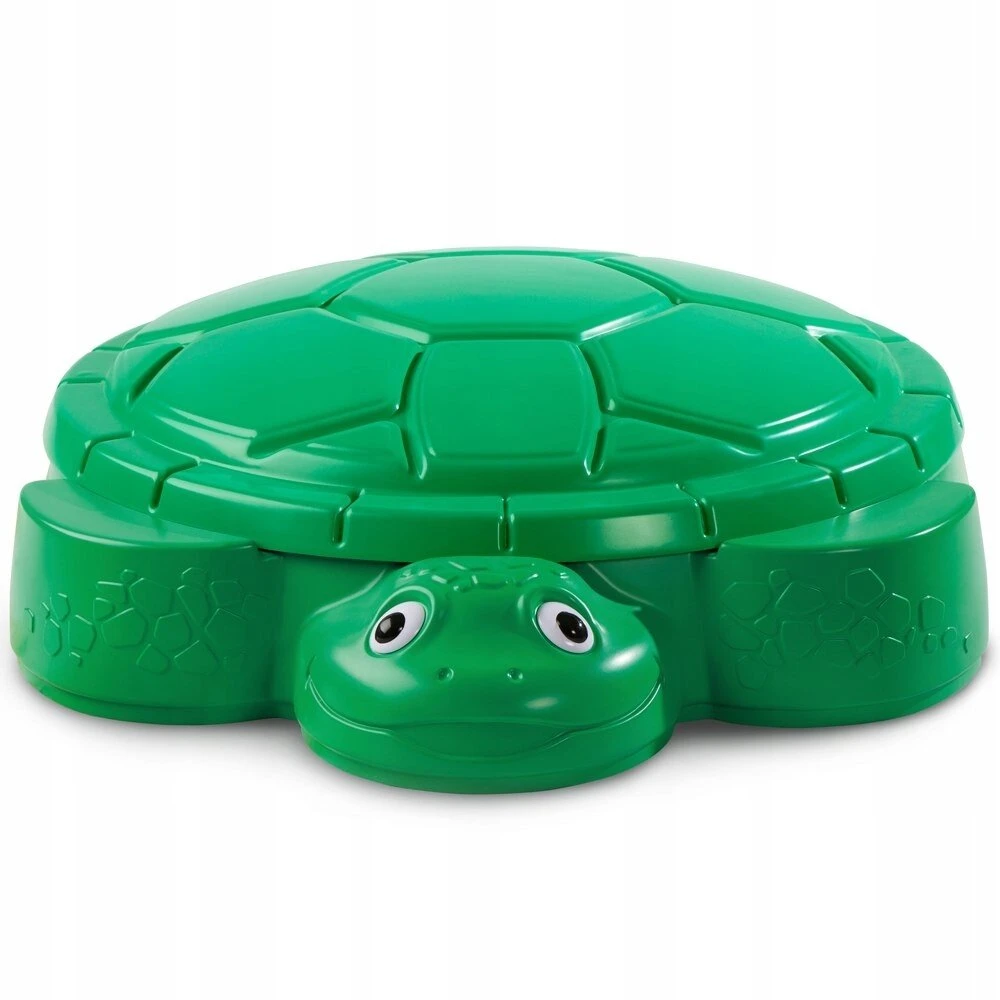 Little Tikes SMĖLIO DĖŽĖ UŽDARAS VĖŽLIO ŽAISLŲ KONTEINERIS SU DANGČIU Žalias TIKES