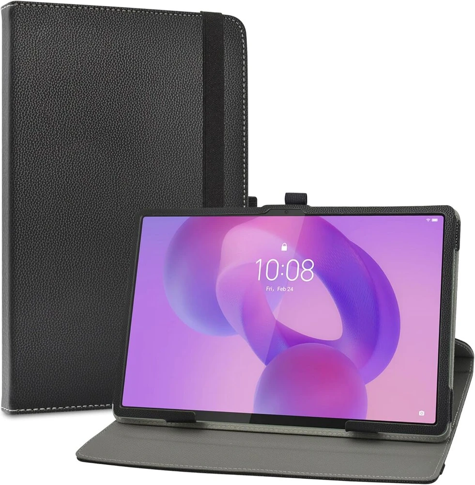 Liushan dėklas Lenovo Idea Tab Pro planšetiniam kompiuteriui su 360° pasukamu stovu, skirtas Lenovo Idea Tab Pro Tb373fu (12.7 colio) planšetiniam kompiuteriui, juodas