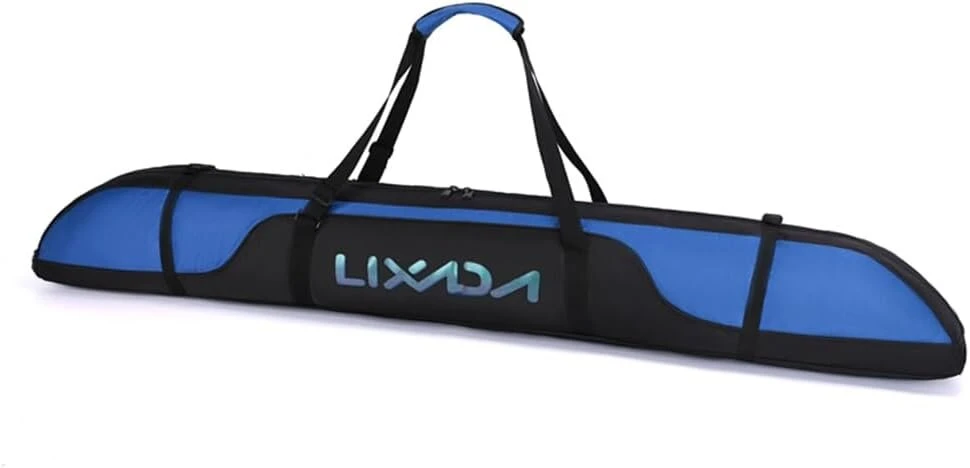 Lixada 160cm vandeniui atsparus slidinėjimo krepšys saugojimui ir transportavimui slidinėjant