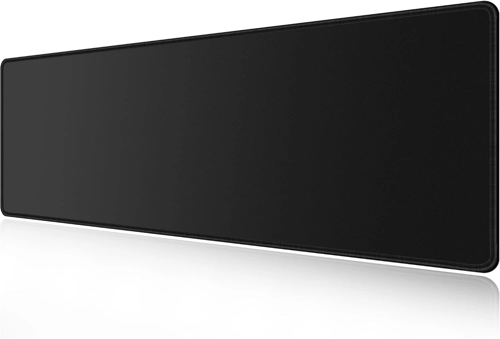 Ll-coeur xxl juodas pelės kilimėlis, skirtas žaidimų pelėms, nešiojamųjų kompiuterių stalo kilimėlis (1200 x 400 x 3 mm)