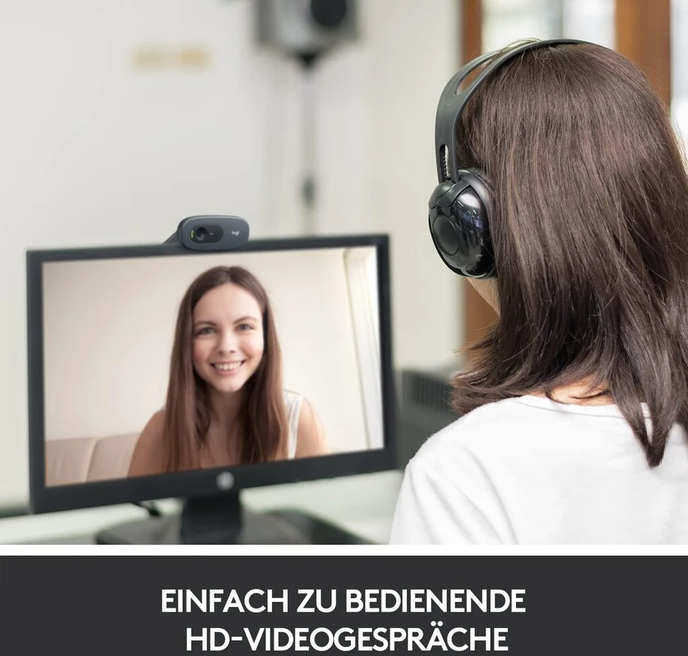 Logitech C270 Hd internetinė kamera su mikrofonu