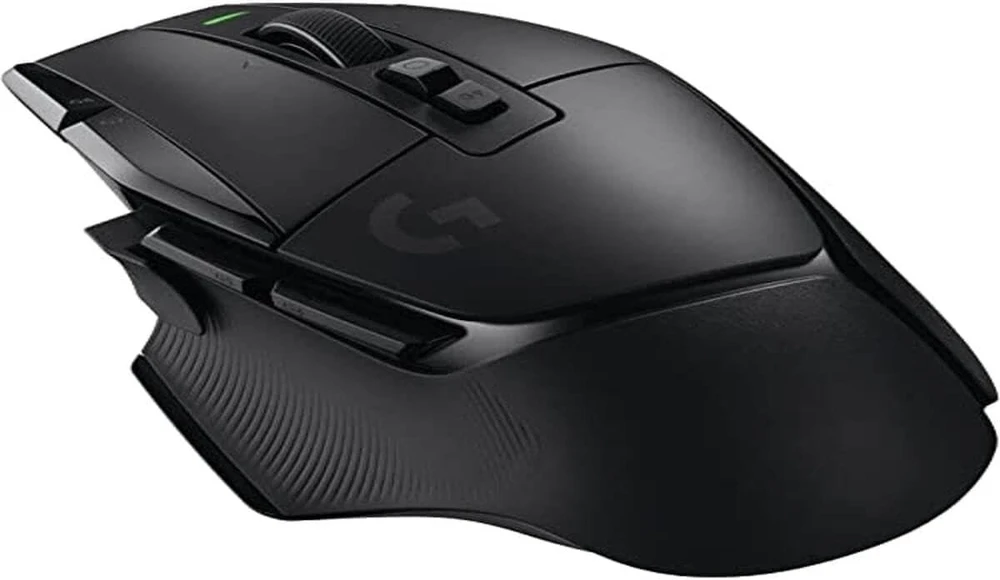 Kilimėlis Logitech G 502 x Lightspeed belaidė žaidimų pelė - optinė pelė su optiniais mechaniniais Lightforce hibridiniais jungikliais, Hero 25k žaidimų jutiklis, suderinama su Pc - Macos/windows - juoda