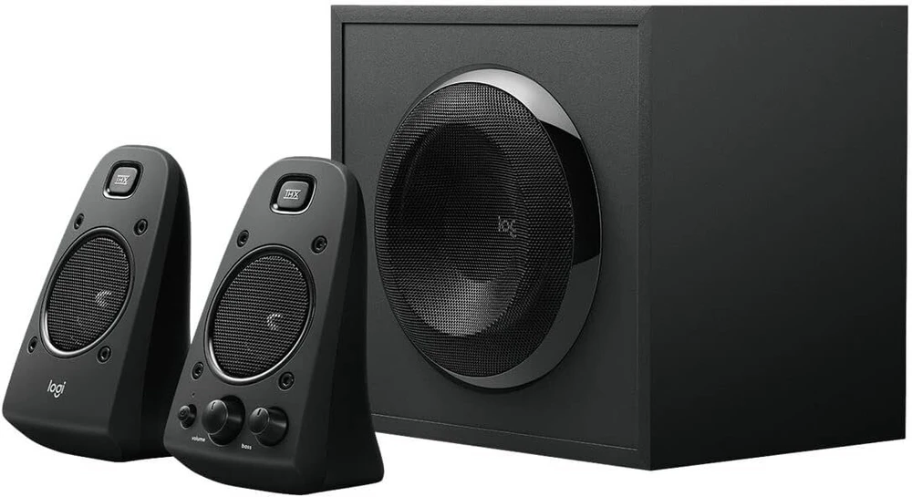 Kompiuterio kolonėlės Logitech Z623 garso sistema 2.1 Thx stereo kolonėlės (su žemų dažnių garsiakalbiu) juodos spalvos