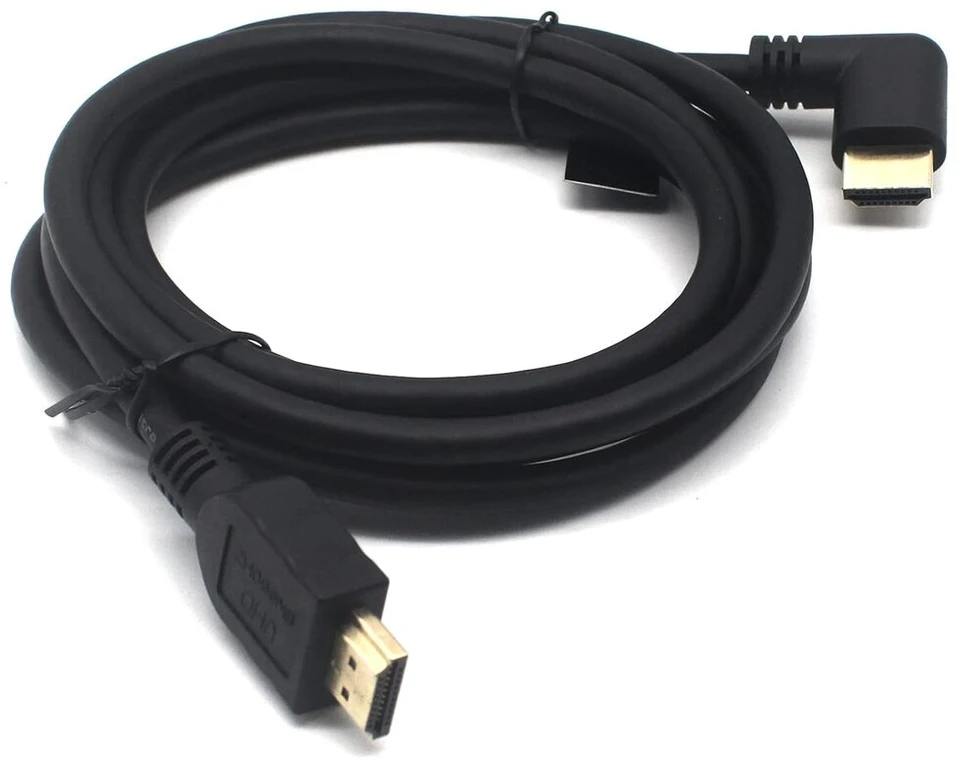 Lokeke 90 laipsnių kairės/dešinės kampo 8k 2.1 Hdmi kabelis, 8k Ultra High Speed 48gpbs Hdmi kabelis, 8k@60hz 4k@120hz, Earc Hdr10, suderinamas su Dolby Version Ps4 Ps5 Tv Switch Roku (1.8m)