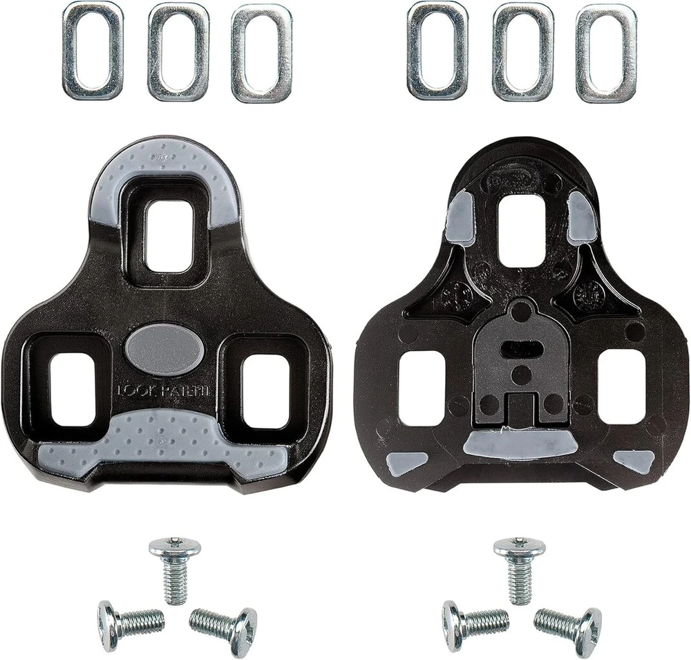 Look Cycle - Keo Grip dviračių trinkelių komplektas su atminties pozicionavimo funkcija - suderinamas su visais rinkoje esančiais pedalais - neslystantis tpu paviršius