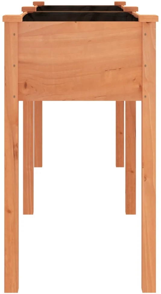 Lovelis su įdėklu, rudas, 161x45x76cm, eglės medienos masyvas