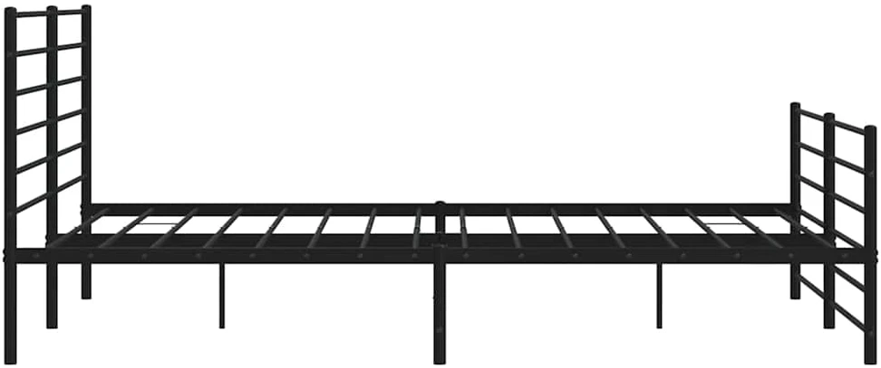 Lova Lovos rėmas su galvūgaliu/kojūgaliu, juodas, 193x203cm, metalas