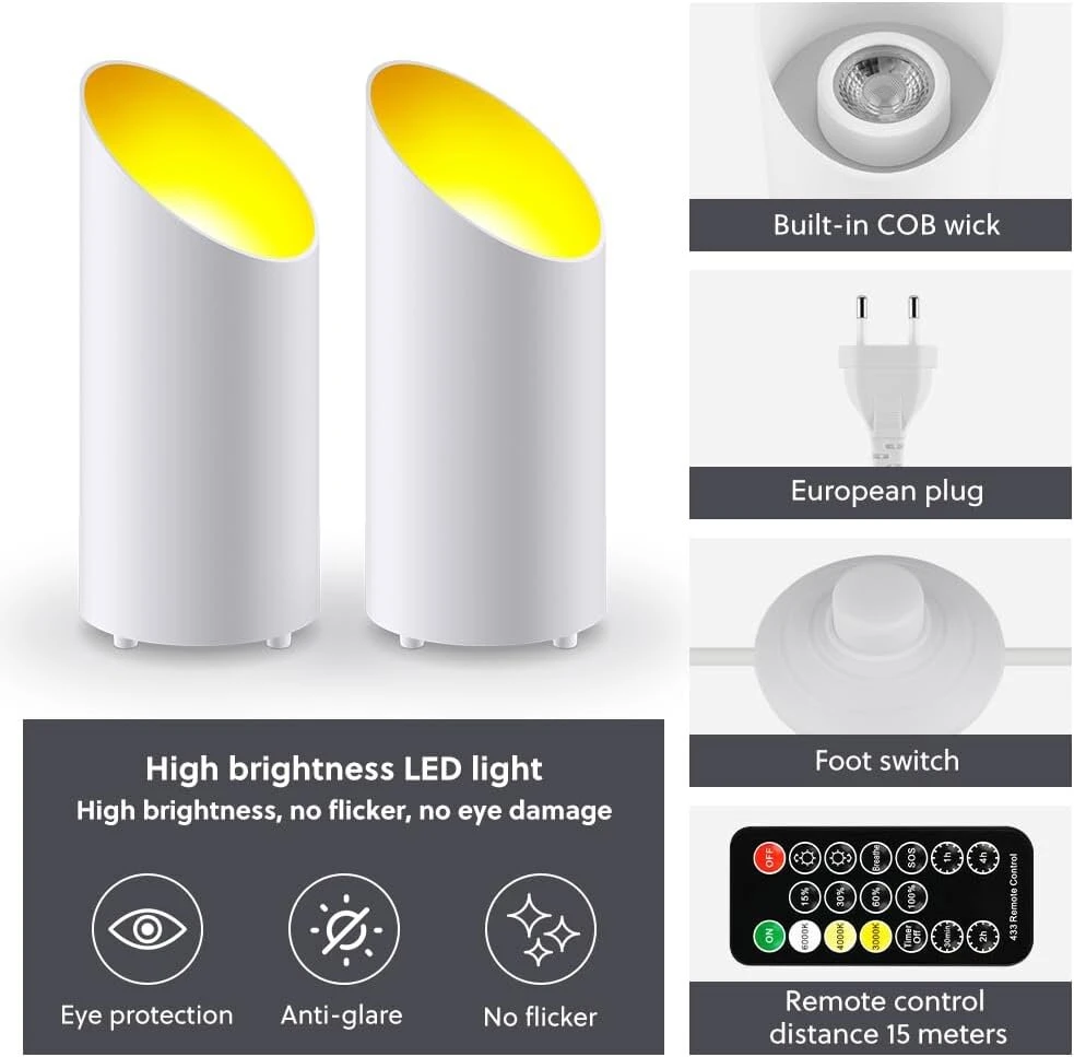 Lubinis šviestuvas Adiwo led uplight spot, grindų prožektorius, 2 led grindų šviestuvų rinkinys atmosferiniam akcentiniam apšvietimui, lubiniai šviestuvai, grindų lempa, reguliuojamas, šilta geltona,, šalta balta šviesa