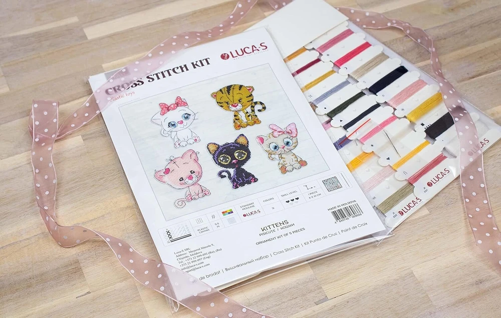 Luca-s kokybė kiekvienam Toys Jk033 kryželiu siuvinėjimo rinkinys „kitten“