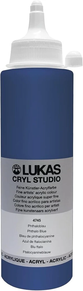 Lukas Akriliniai Dažai Menininkams, Phthalo mėlyna, 250 ml