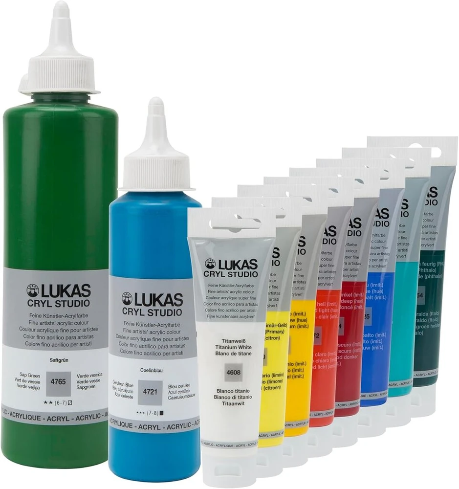 Lukas Artist akriliniai dažai, Rouge Laque 250 ml