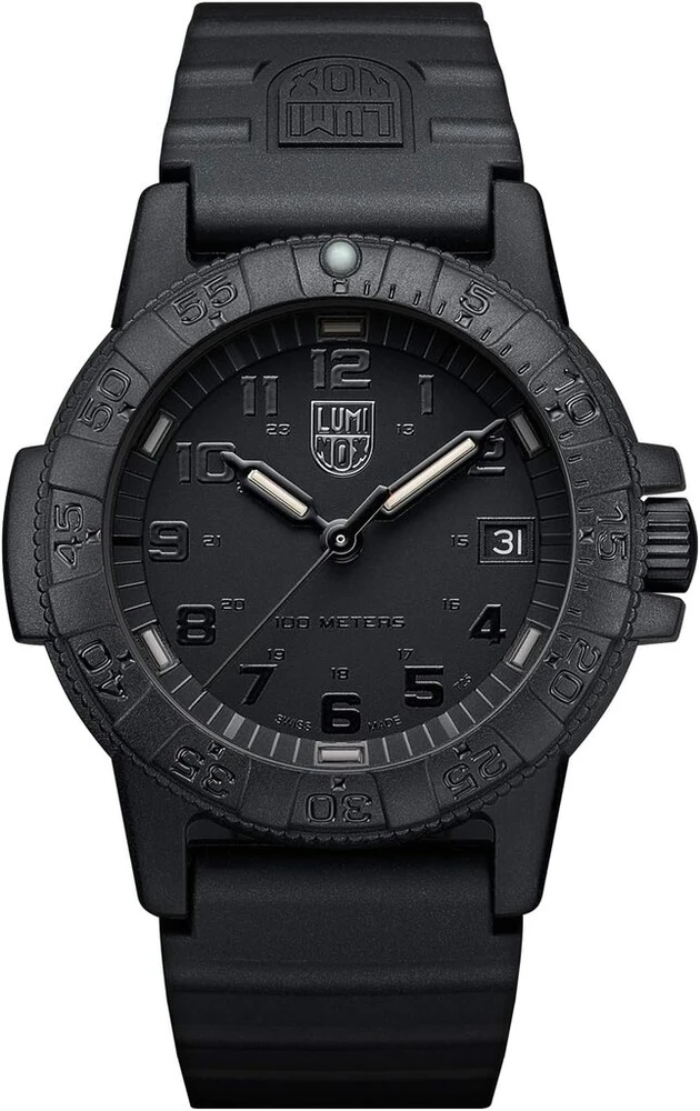Luminox - Leatherback Sea Turtle - vyriškas laikrodis - karinis laikrodis baltos spalvos su datos rodymu - 100 m atsparus vandeniui
