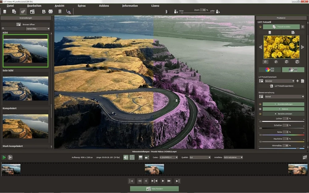 Lut 1 Video Pro – fotostiliaus perkėlimas į vaizdo įrašus, skirtas windows 11, 10, 8.1, 7
